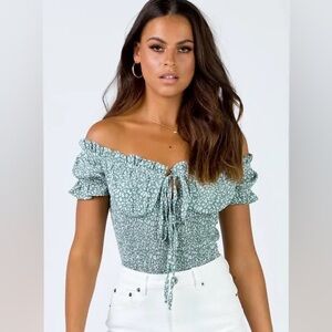 Princess Polly Women's Green Bodysuit💚